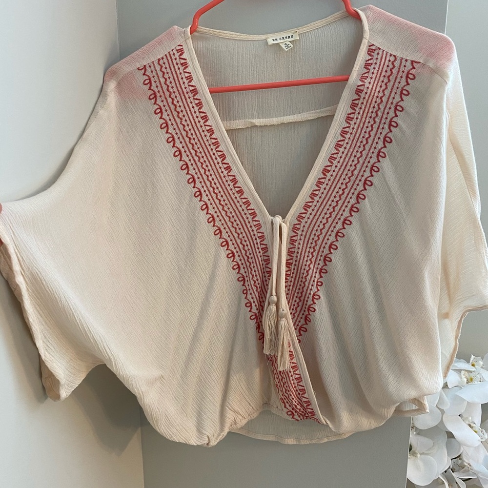 Aztec print top